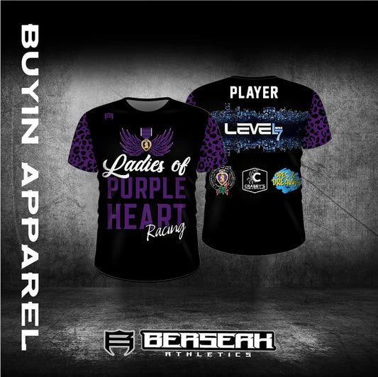 Purple Heart Ladies Cheetah