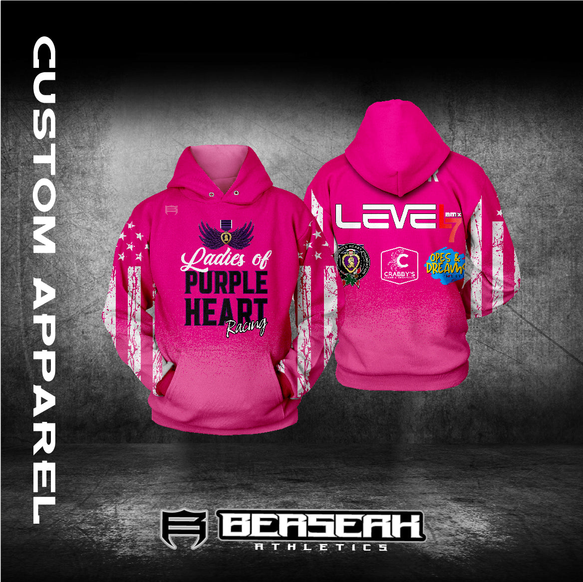 Purple Heart Ladies Stars