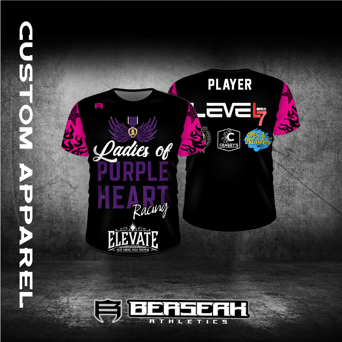 Purple Heart Ladies Tribal