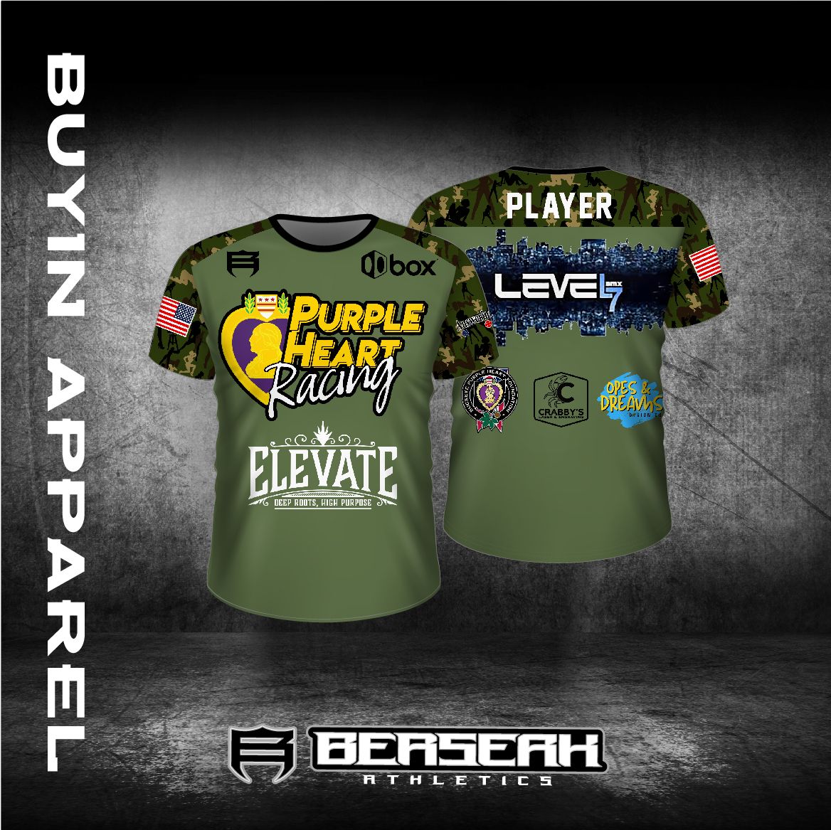 Purple Heart Racing Camo 2025