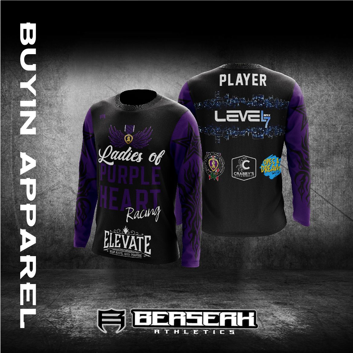 Purple Heart Ladies Tribal