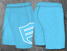 4 Way Stretch Micro Short | Carolina Blue