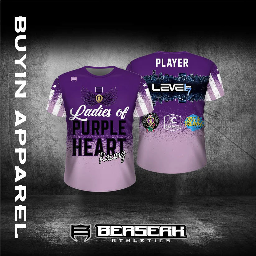 Purple Heart Ladies Stars