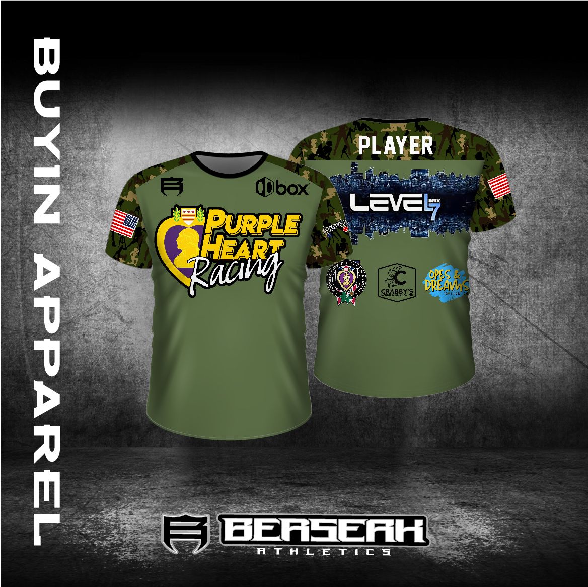 Purple Heart Racing Camo 2025